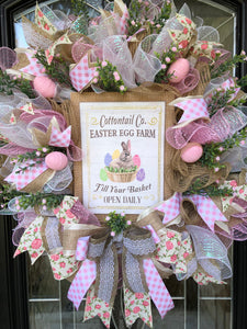 COTTONTAIL CO. EASTER WREATH